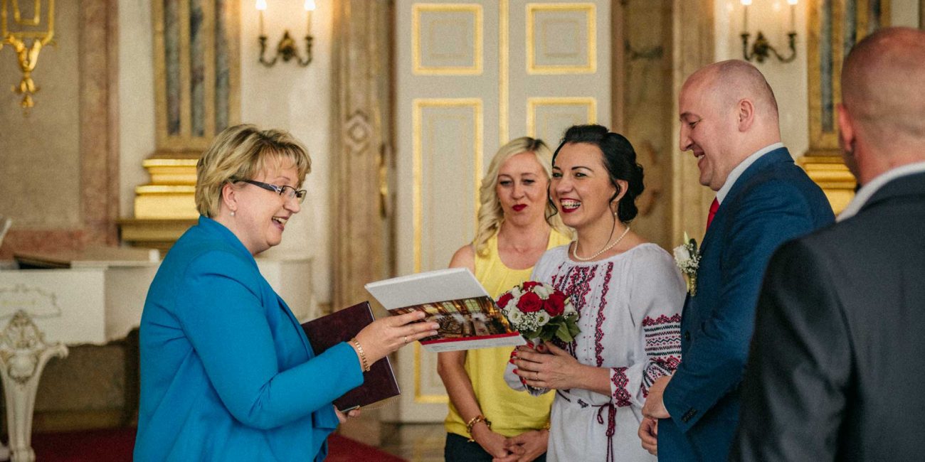 Hochzeit von Iryna & Tadeusz im Schloss Mirabell Salzburg