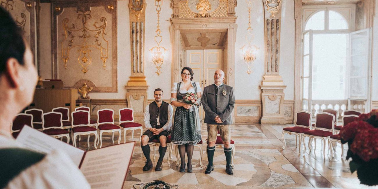 Hochzeit von Verena und Karl-Heinz im Schloss Mirabell