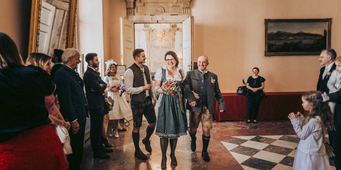 Hochzeit von Verena und Karl-Heinz im Schloss Mirabell