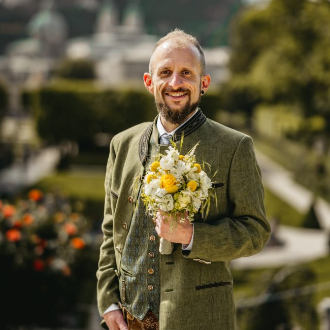 Hochzeit von Eva und Andreas im Marmorsaal vom Schloss Mirabell in Salzburg