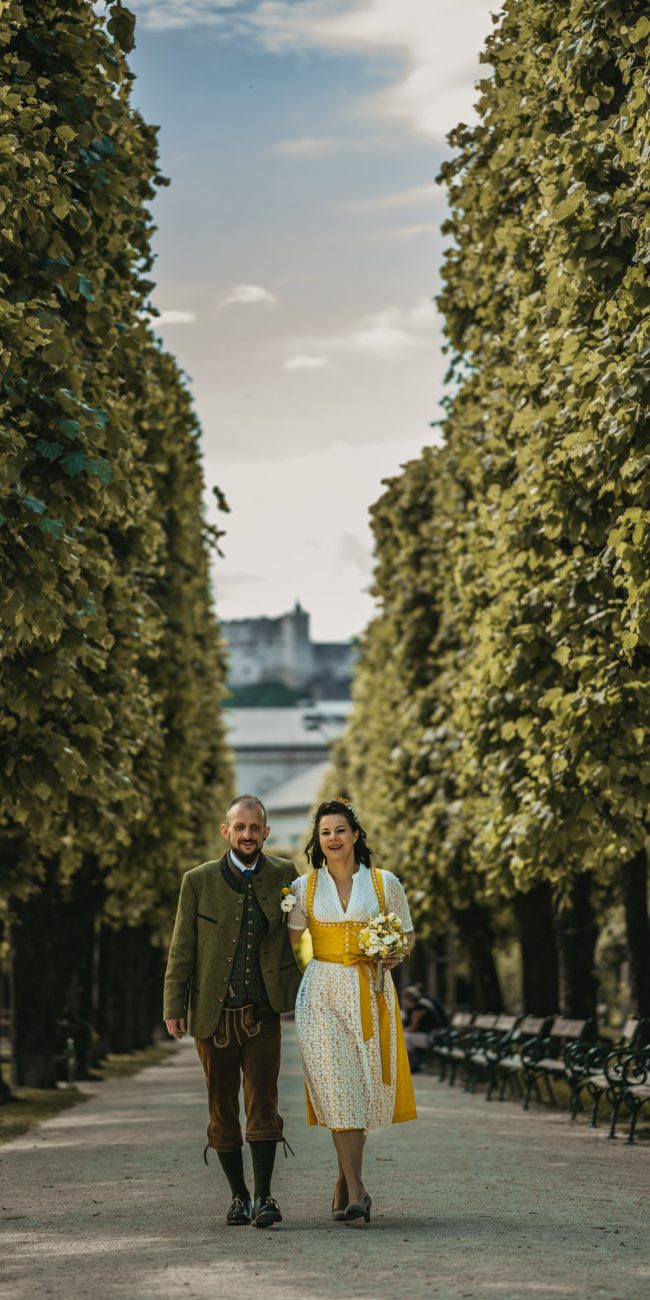 Hochzeit von Eva und Andreas im Marmorsaal vom Schloss Mirabell in Salzburg