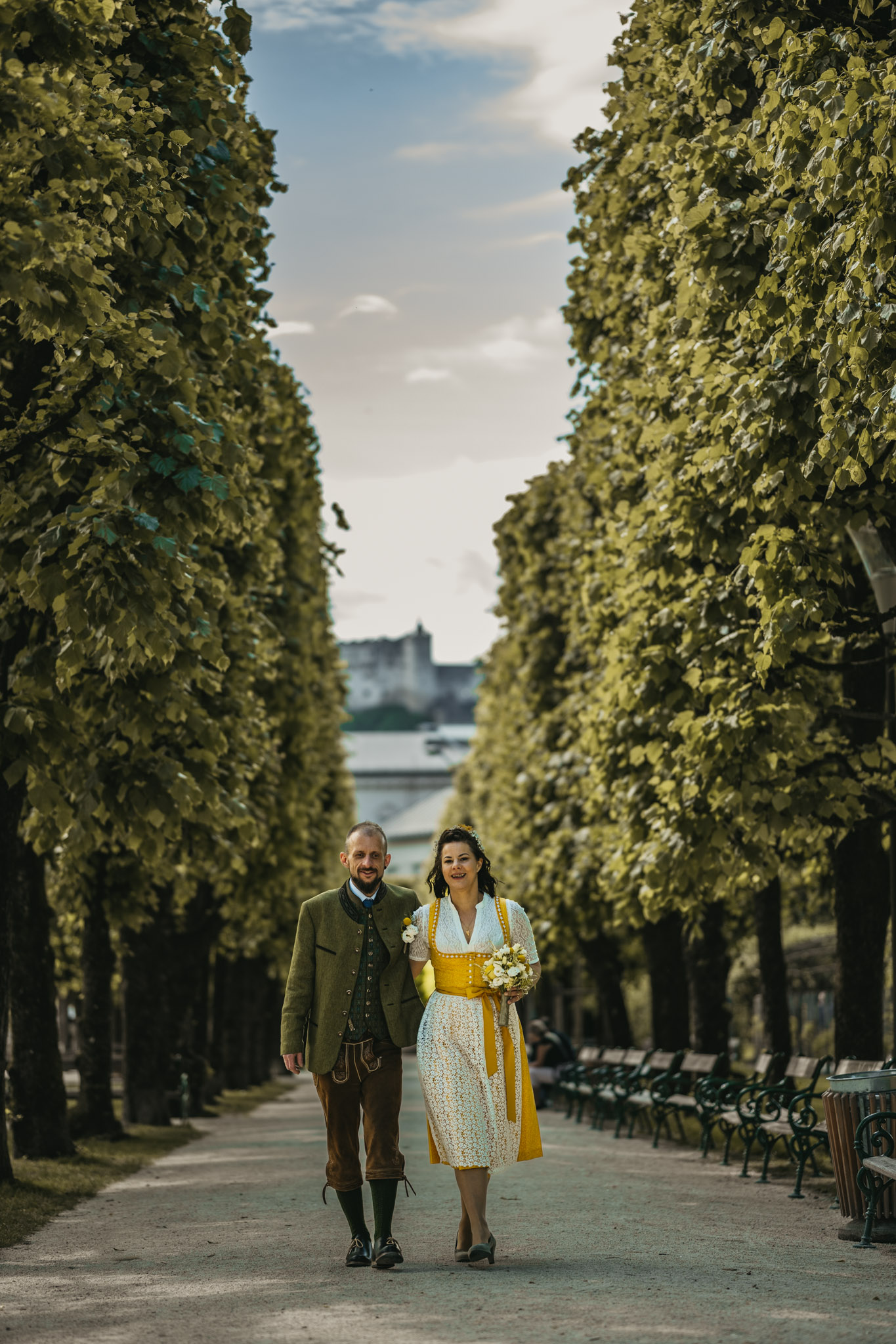 Hochzeit von Eva und Andreas im Marmorsaal vom Schloss Mirabell in Salzburg