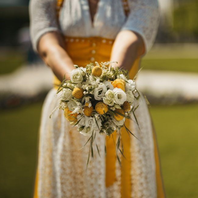 Hochzeit von Eva und Andreas im Marmorsaal vom Schloss Mirabell in Salzburg