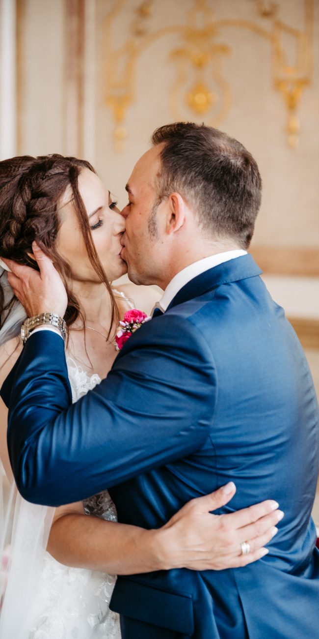 Hochzeit von Insa und Alexander aus Würzburg im Marmorsaal vom Schloss Mirabell in Salzburg