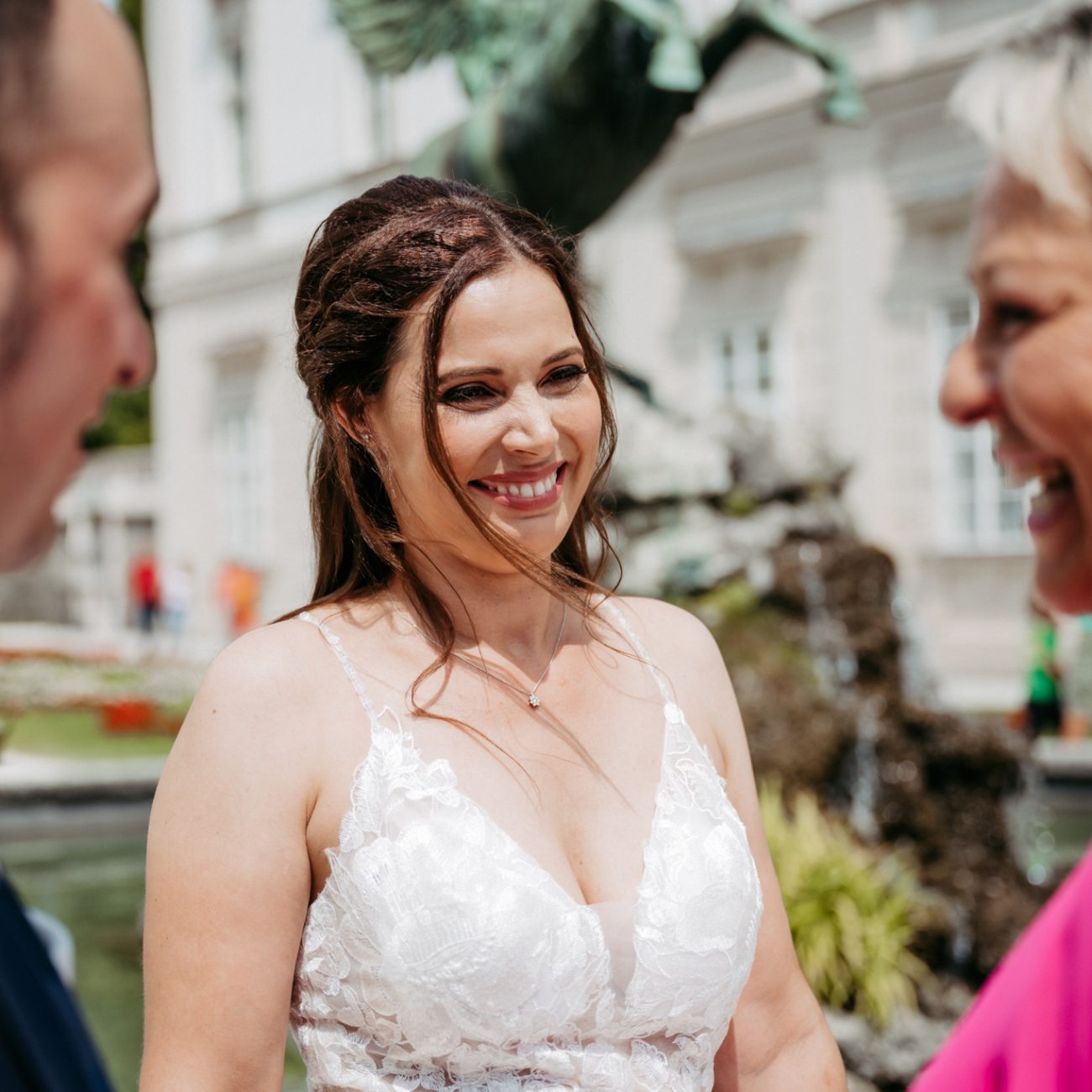 Hochzeit von Insa und Alexander aus Würzburg im Marmorsaal vom Schloss Mirabell in Salzburg