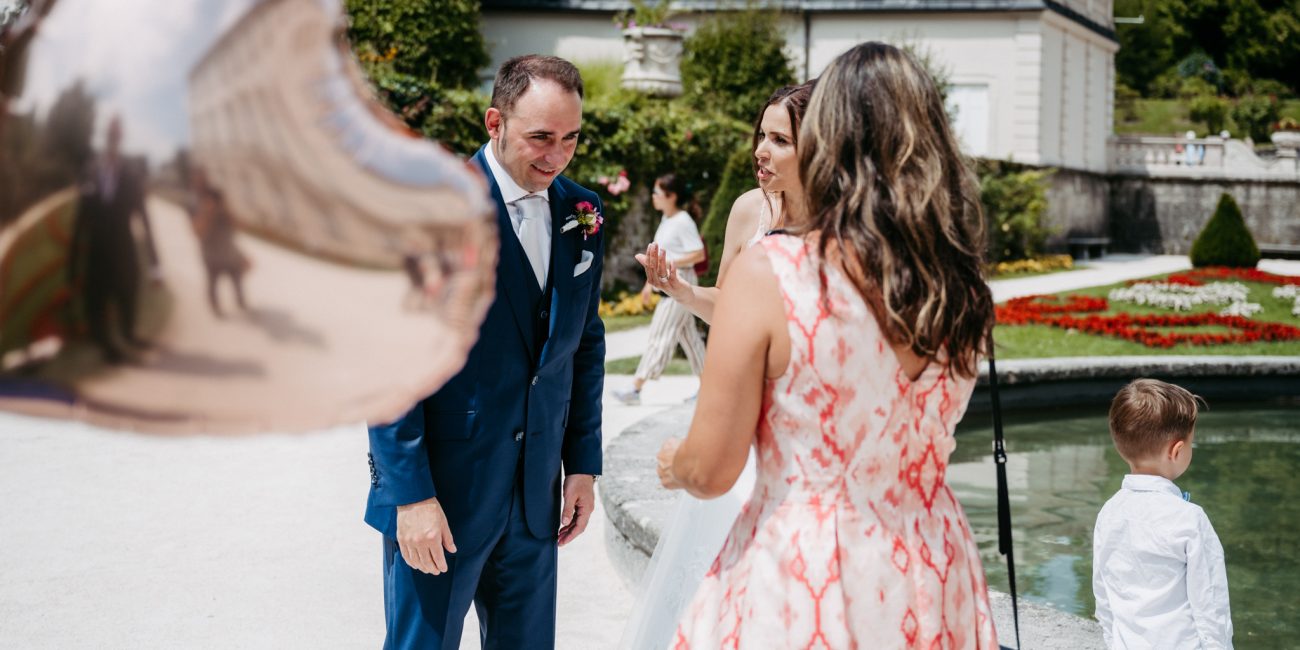 Hochzeit von Insa und Alexander aus Würzburg im Marmorsaal vom Schloss Mirabell in Salzburg