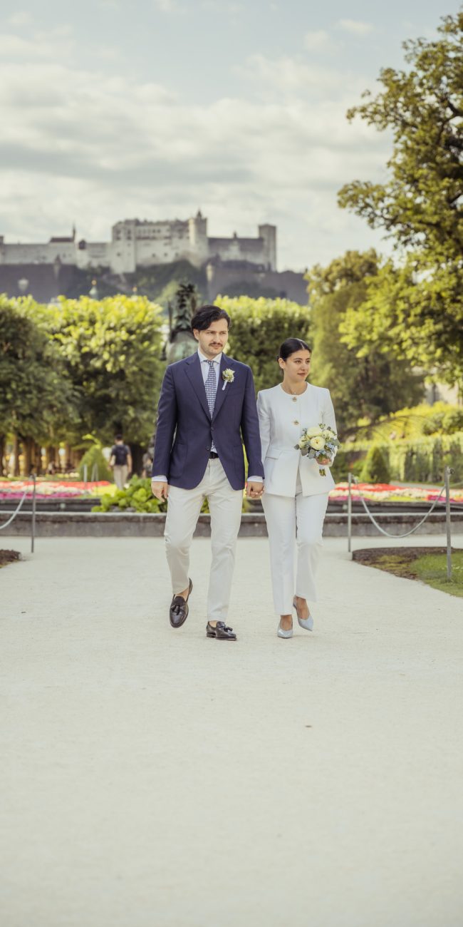 Hochzeit im Schloss Mirabell Salzburg – Brautpaar Shahnoza & Samir